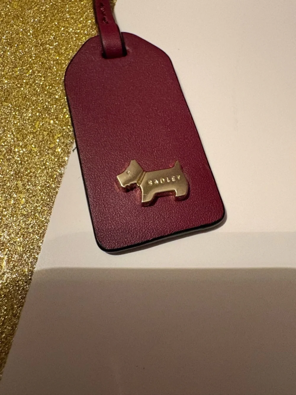RADLEY LONDON Pebbled Leather Shoulder Bag in Deep Berry - Picture 3 of 16
